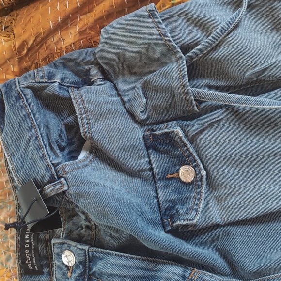 Denim cargo mini skirt - Picture 5 of 7